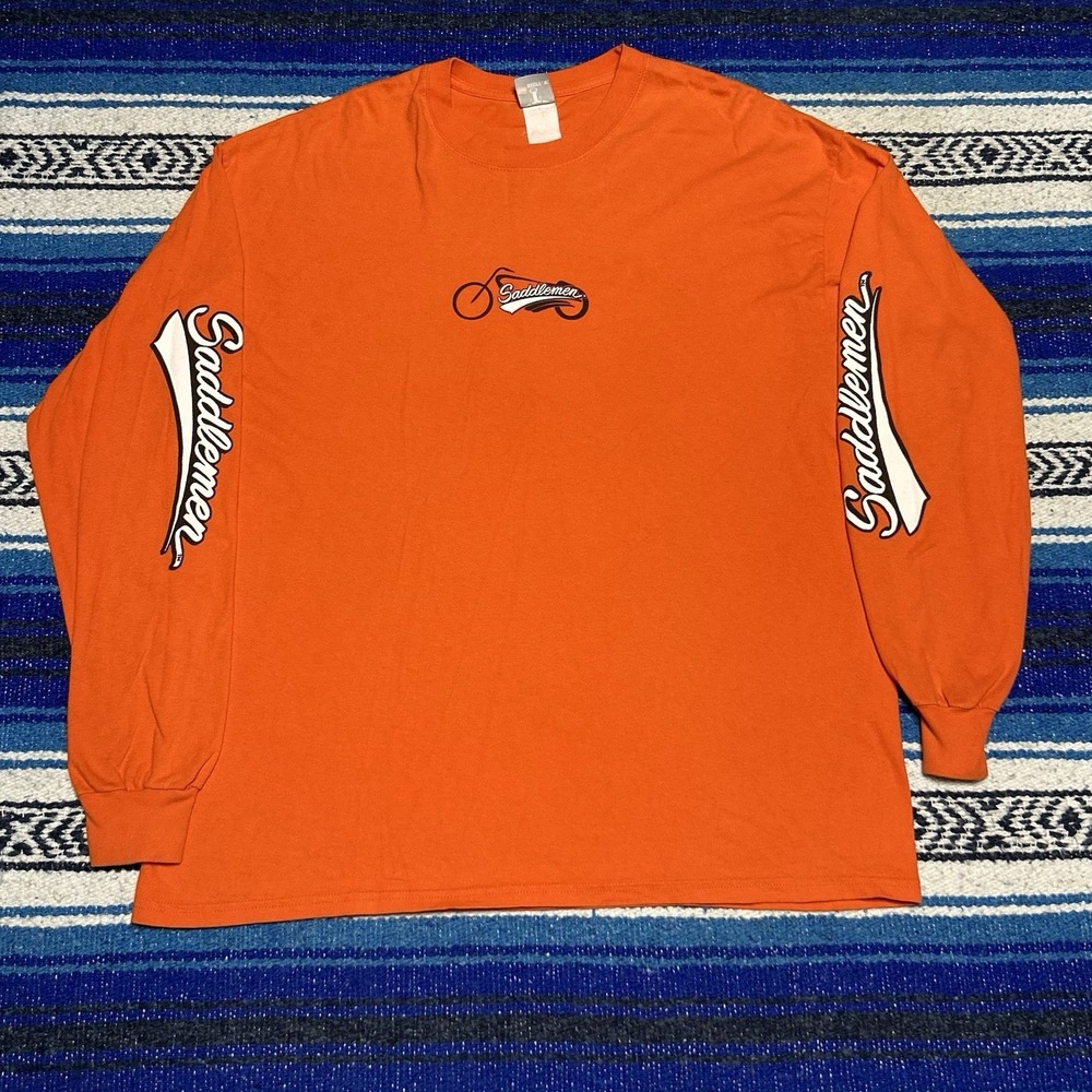 Vtg 2006 Kyle Petty Size XL Charity Ride Chick-fil-A Saddlemen Long Sleeve Shirt